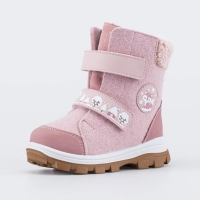 157015-42 розовый ботинки ясельная, малодетская Войлок
